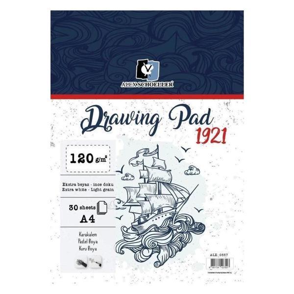 Supertrend Drawing Pad Spiralli Eskiz Çizim Defteri 120 gr. A4 30 yp. - Image 1