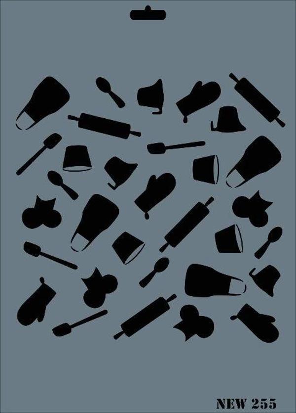 Supertrend Stencil Boyama Şablonu 25x35 cm. NEW-255 - Image 1