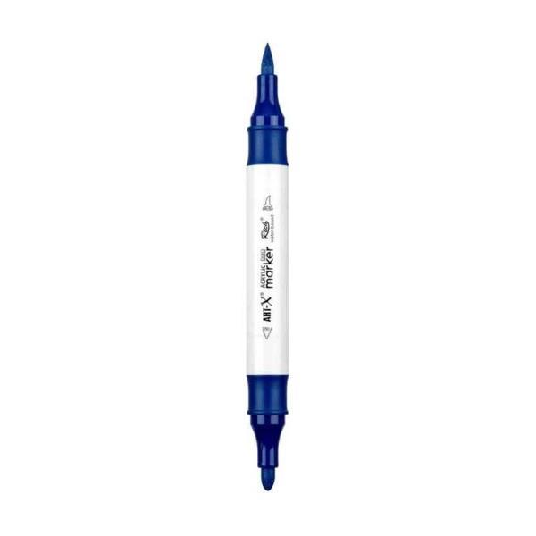 Supertrend Supertrend Acrylic Duo Marker Çift Uçlu Su Bazlı Boyama Markörü No:50 Gece Mavisi - Image 1