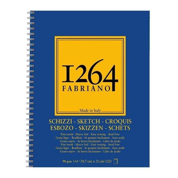 Supertrend 1264 Sketch Paper Yandan Spiralli Eskiz Çizim Defteri 90 gr. A4 120 yaprak - Image 1