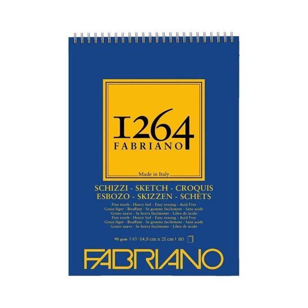 Supertrend 1264 Sketch Paper Üstten Spiralli Eskiz Çizim Defteri 90 gr. A5 60 yaprak - Image 1