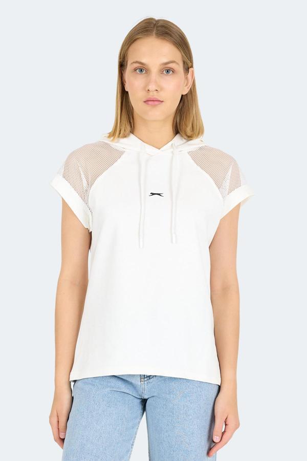 Slazenger VANKA Kadın  Ekru Tişört - Image 1