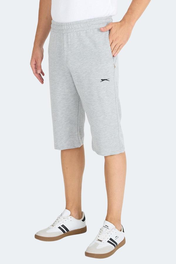 Slazenger NECK I Erkek Cepli Kapri Gri Şort - Image 1
