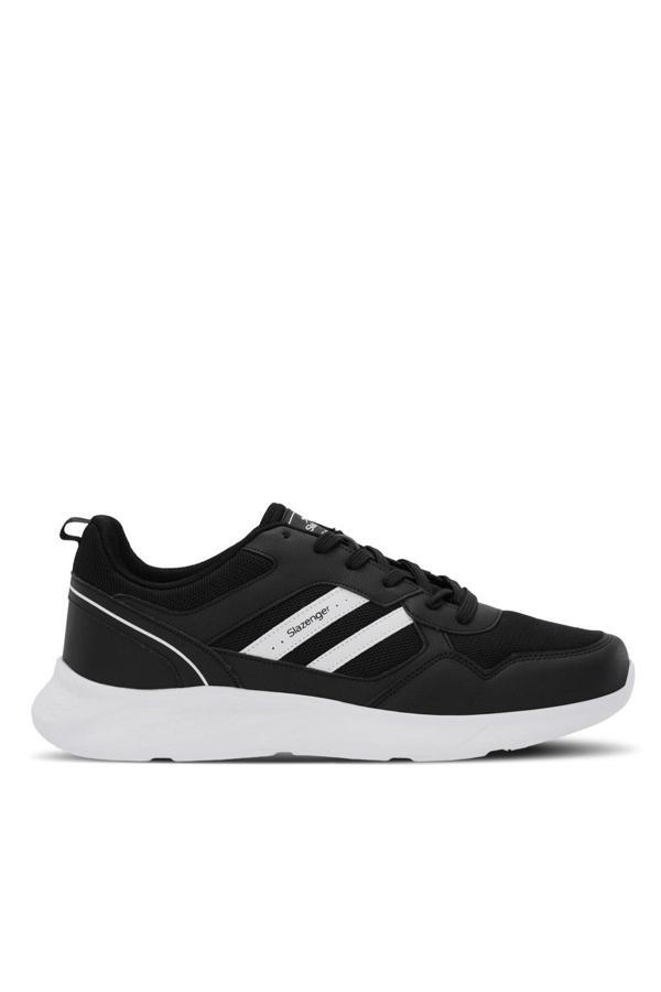 Slazenger IDEAL I Büyük Beden Erkek  Siyah / Beyaz Koşu & Yürüyüş Spor Ayakkabısı - Image 1