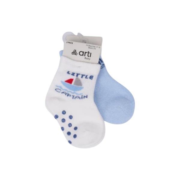 Artı Kids Filip 2'li Abs'li Erkek Bebek Çorap 44143 - Image 1
