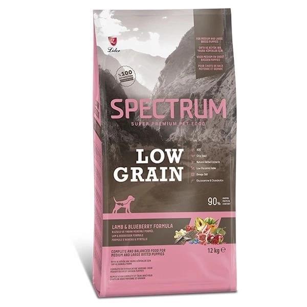 Spectrum Düşük Tahıllı Kuzulu ve Yaban Mersinli Orta ve Büyük Irk Yavru Köpek Maması 12 Kg - Image 1