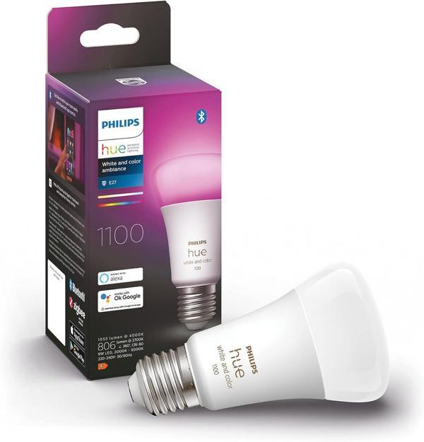 Philips Huewca 9-75W Renkli Akıllı Ampul E27 Bluetooth Özellikli - Image 1