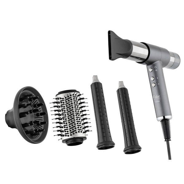 Airwave 5in1 Saç Şekillendirme Seti - Silver - Image 1