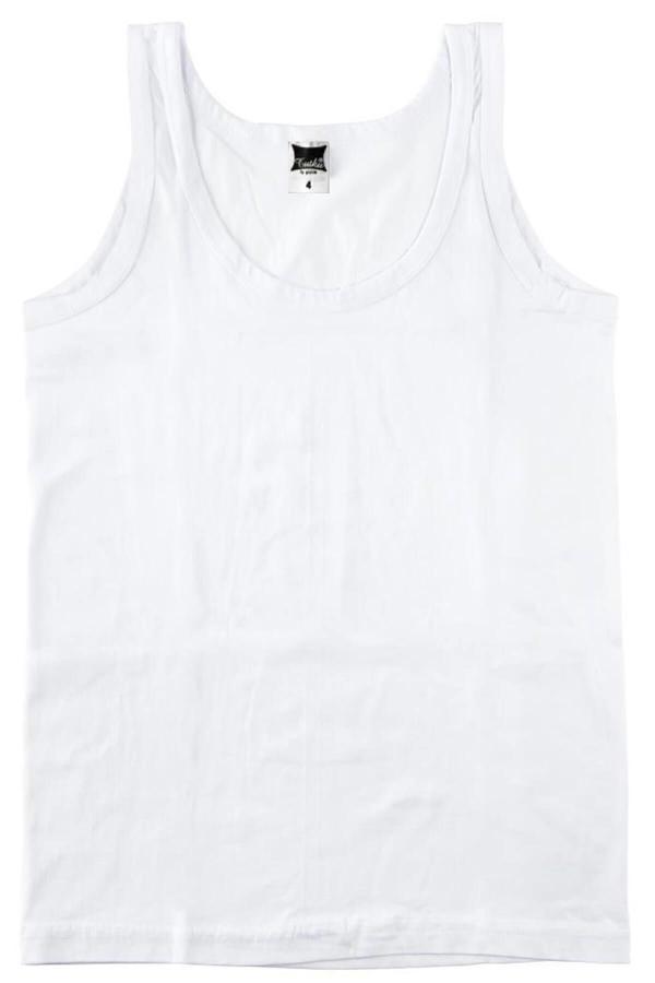 Tutku İç Giyim Erkek Çocuk Ribana Askılı Atlet 3 lü Paket - Image 1