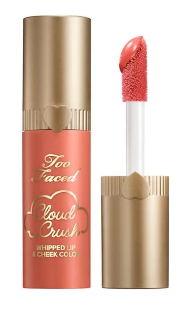 Too Faced Cloud Crush Whipped Lip & Cheek - Dudak Ve Yanak Renklendiricisi - Peach Blur  - Image 1