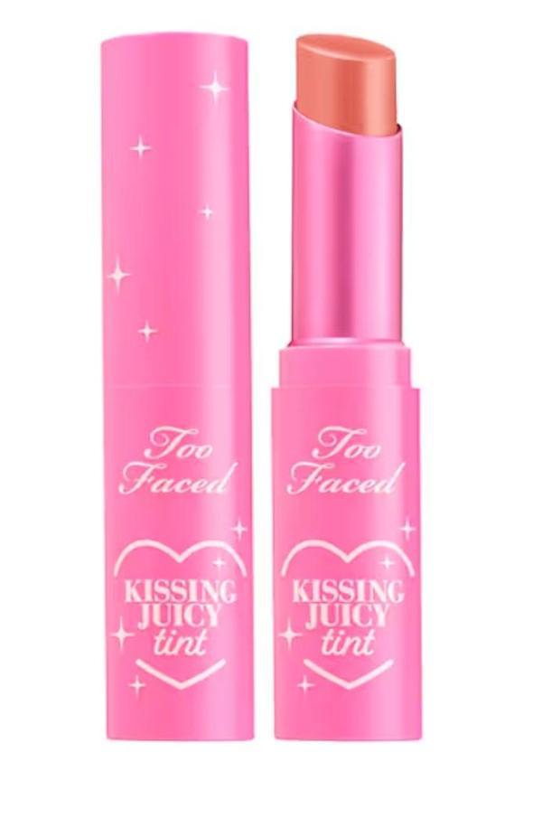 Too Faced Kissing Juicy Tint - Renkli Dudak Balsamı - Peach Rings - Image 1
