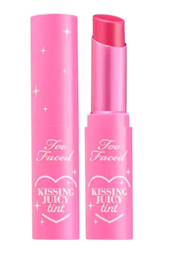 Too Faced Kissing Juicy Tint - Renkli Dudak Balsamı - Strawberry Frosting - Image 1