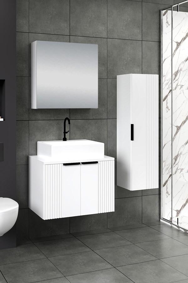 65 cm Chester Banyo Dolabı + 30 cm Boy Dolabı - Image 1