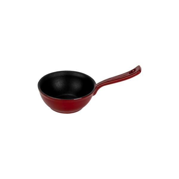 Yuvarlak Sufle Sos Kabı Döküm Demir Yekpare Saplı Çap(Ø)7cm. - Image 1