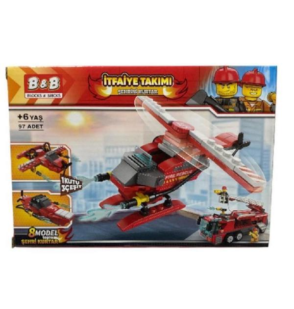 97  Parça İtfaiye Takımı Lego Seti  6738 - Image 1