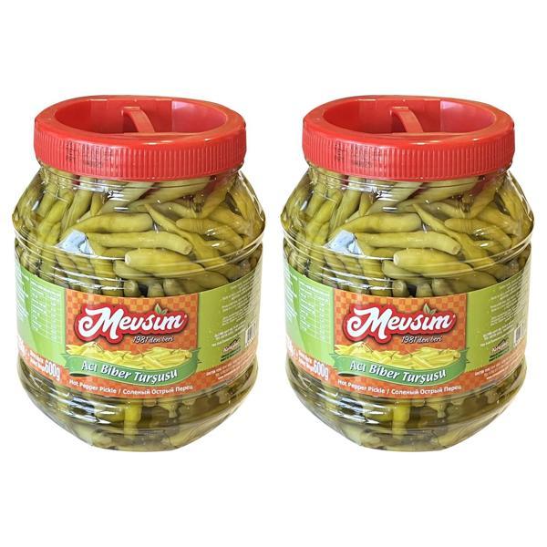 Mevsim Acı Biber Turşusu 1350 gr x 2 Adet - Image 1