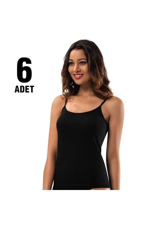 Kadın Ip Askılı Atlet Ribana 6'lı - Image 1