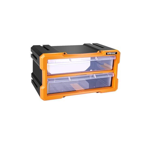 Süper Bag Modüler Monoblok 2 Çekmece Seti Organizer Asr6012 - Image 1
