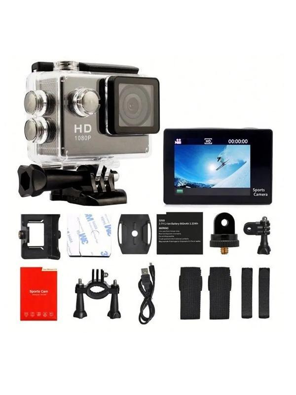 1080P Su Geçirmez Aksiyon Kamera Motosiklet,Araç,Bisiklet Uyumludur Uygulama Mevcuttur - Image 1