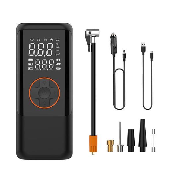 CZK-D02 Dijital Ekranlı Lastik Şişirme Hava Pompası POWERBANK ÖZELLİKLİ - Image 1