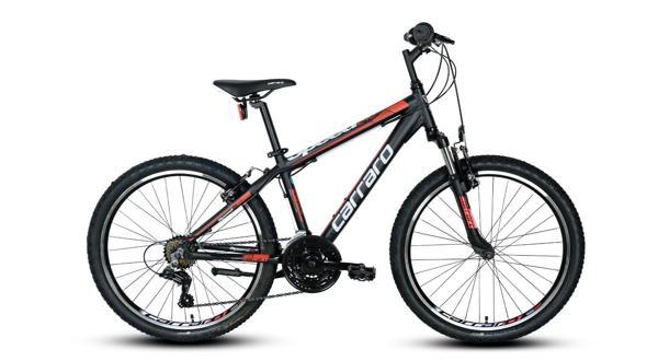 Carraro Speed 240 360 H 24 Jant Dağ Bisikleti Siyah Kırmızı - Image 1