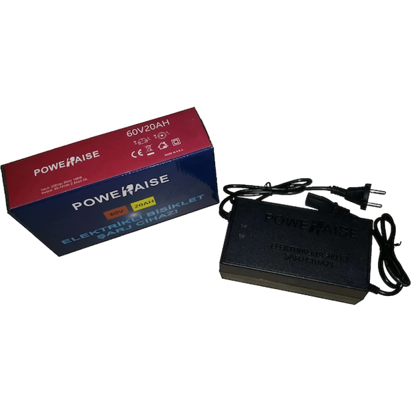 60V 20A Elektrikli Bisiklet Şarj Cihazı  60 Volt 20 Amper Adaptör  Kuru Akü ve Jel Akü Uyumlu Şarj Aleti - Image 1
