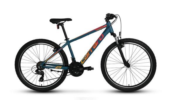 Carraro Force 600 482H 21-V Dağ Bisikleti Mat Petrol Yeşili Kırmızı - Image 1