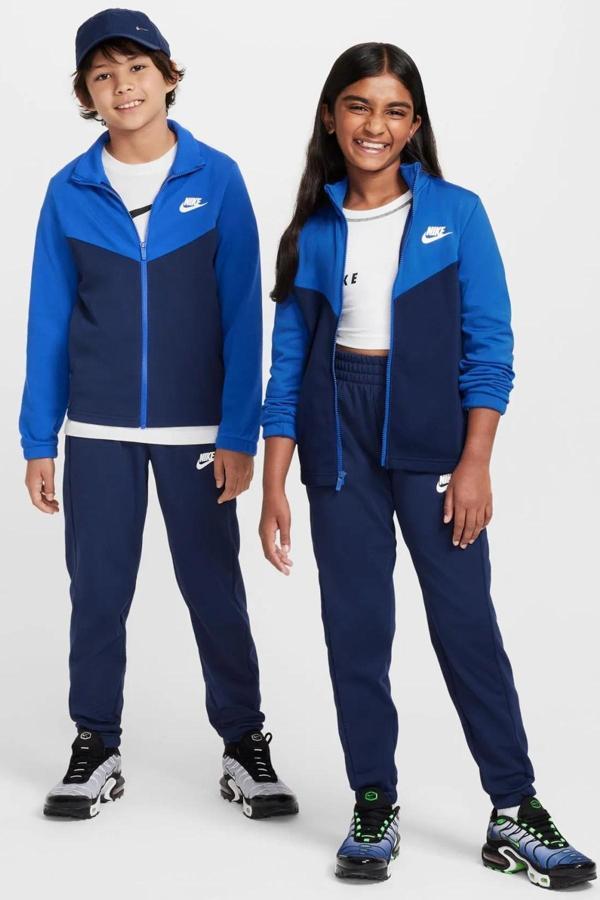 Nike Sportswear Kid's Tracksuit Poly Unisex Çocuk Eşofman Takımı Mavi - Image 1