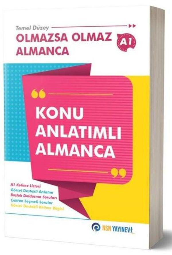 Konu Anlatımlı Almanca - Temel Düzey A1 - NSN Yayınevi - Image 1