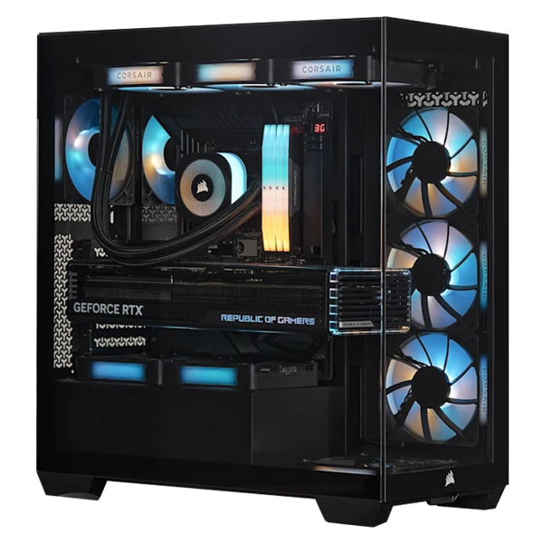 CORSAIR 3500x 750W 80+ Bronze RGB Tempered Glass Siyah ATX Mid Tower Kasa - Image 1