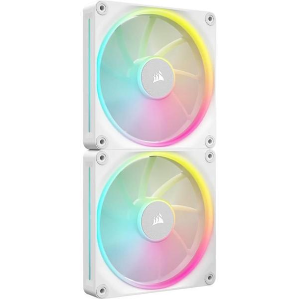 CORSAIR iCUE LINK LX140 RGB 140mm PWM Beyaz İkili Kasa Fanı - Image 1