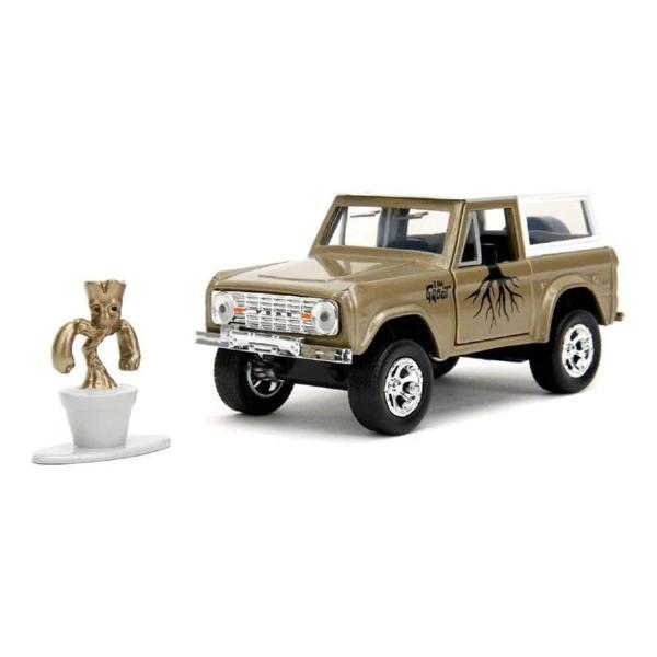 Jada 1:32 Marvel Groot 1973 Ford Bronco Araç ve Figür - Image 1