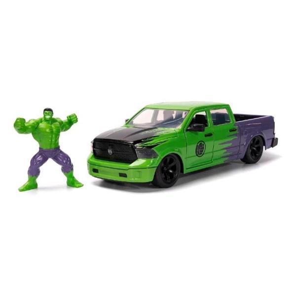 Jada 1:24 Marvel Hulk 2014 RAM 1500 Araç ve Figür - Image 1