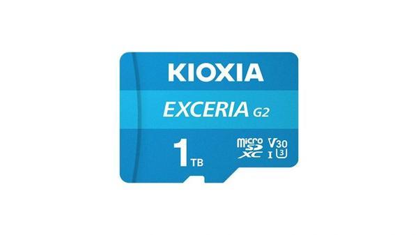 1TB KIOXIA EXCERIA G2 MICRO SDXC U3 V30 4K 100 MB/s LMEX2L001TG2 - Image 1