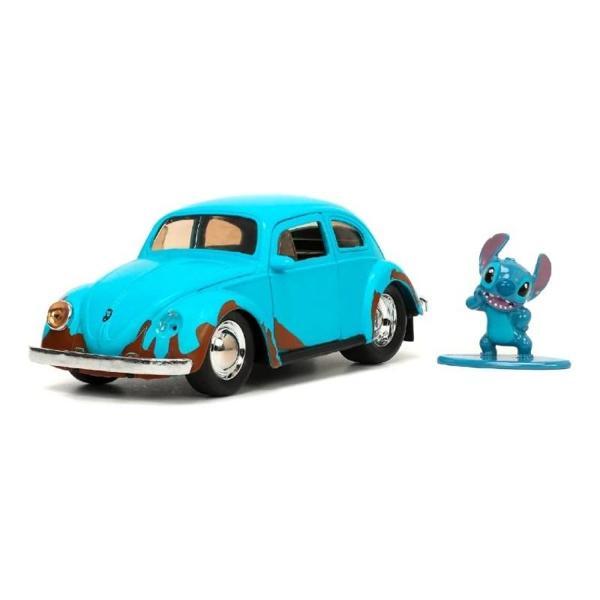 Jada 1:32 Lilo And Stitch 1959 VW Beetle Model Aracı ve Figür - Image 1