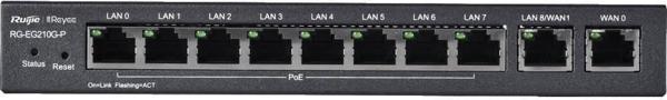 Ruijie Reyee Rg-Eg210G-P 10 Portlu 8 Port Poe(70W) Yönetilebilir Poe Switch - Image 1