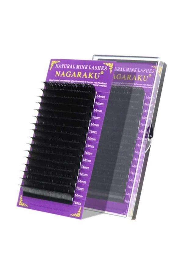 Nagaraku İpek Kirpik D Kıvrım 0,10 Kalınlık - 9Mm Uzunluk - Image 1