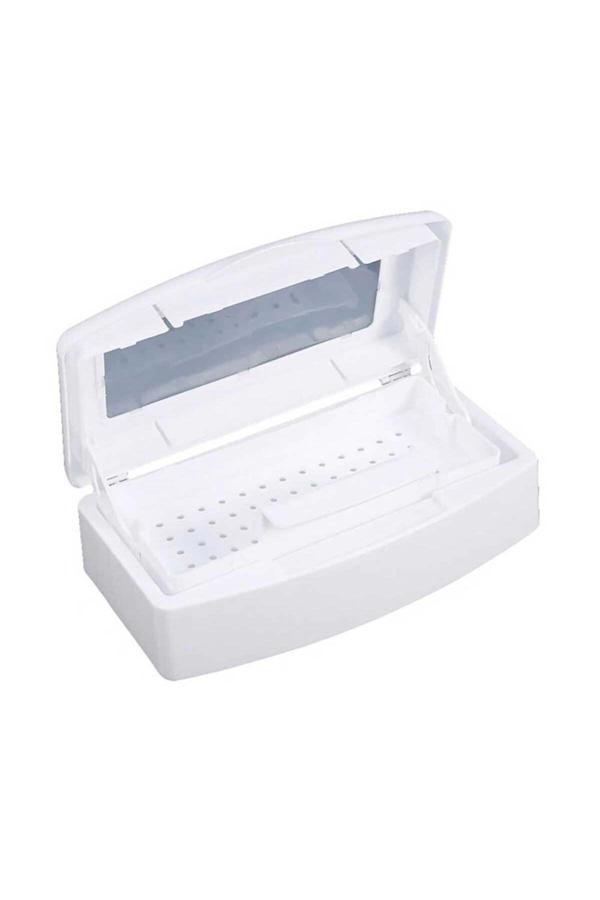 Ellea Nail Çift Bölmeli Manikür Pedikür Aletleri Sterilizasyon Kutusu - Image 1