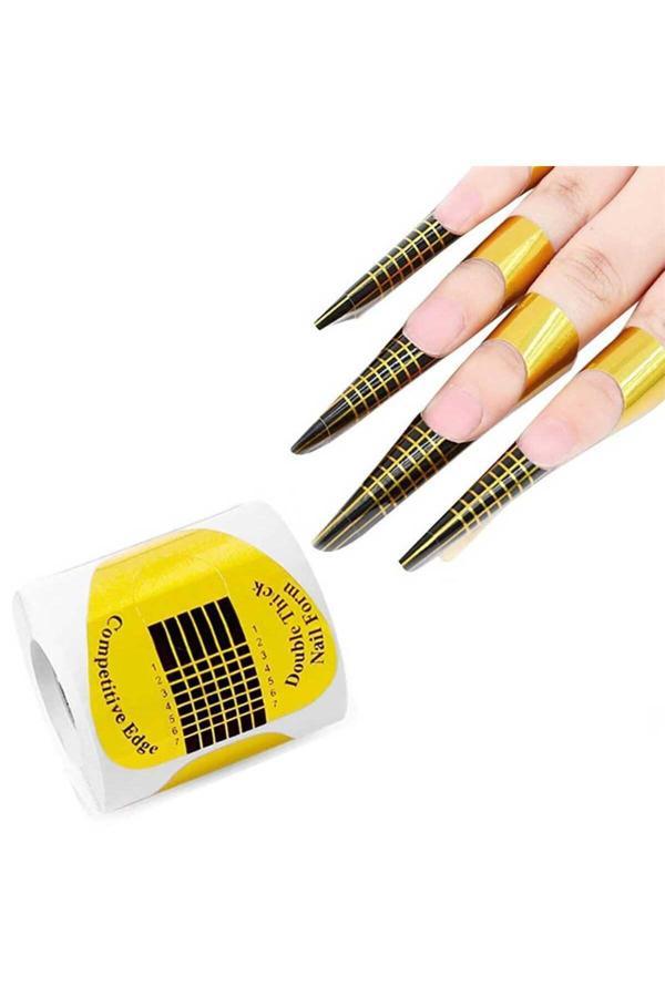 Ellea Nail Gold 100 'Lü Protez Tırnak Şablonu - Image 1