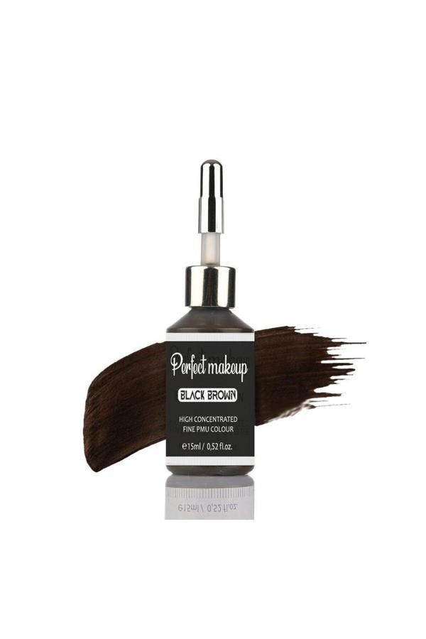 Perfect Makeup Perfect Make Up Kalıcı Makyaj Boyası 15 Ml Dark Brown - Image 1