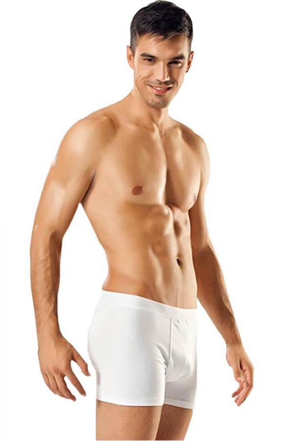 Tutku Erkek Pamuklu Likralı Boxer Paçalı Don 10'lu Paket - Image 1