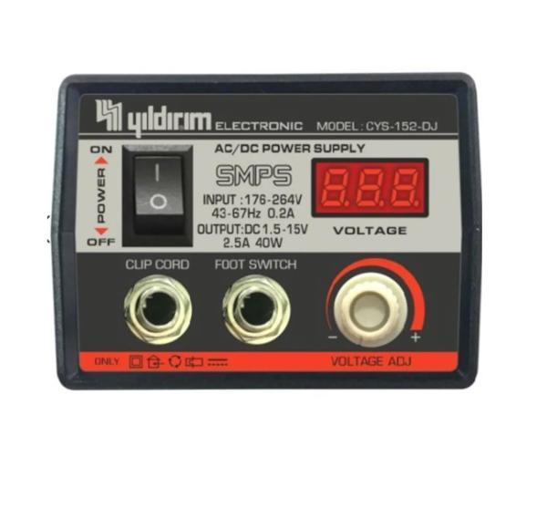 Dövme Makinası Adaptörü 0-15 volt Ayarlı - Image 1
