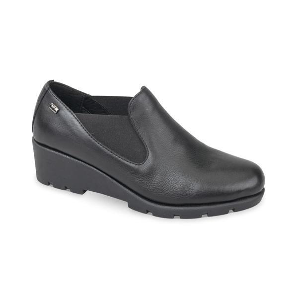 Kadın Oxford ( Klasik) VS10401 Valleverde Calz.Donna Scarpa Nappa Nera - Image 1
