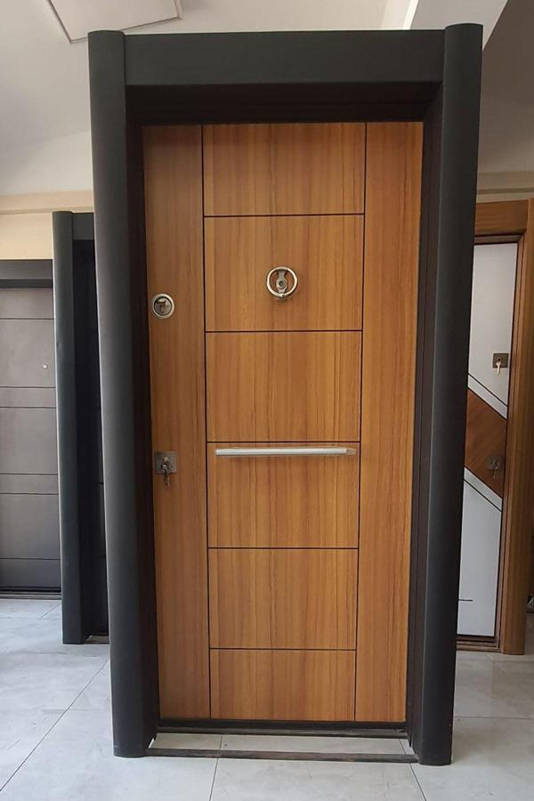 Tezdoor Çelik Kapı, Kilitli, Abd Renk, Çelik Kapılar, Yüksek Güvenlikli 90X200Cm Sağ Sol Açılım - Image 1