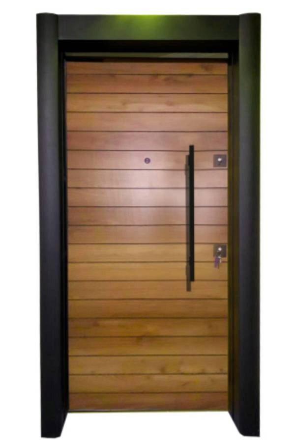 Tezdoor Çelik Kapı, Saruhan Renk Modelleri, Monoblok Kilit Sistemi 90X200Cm Sağ Açılım - Image 1