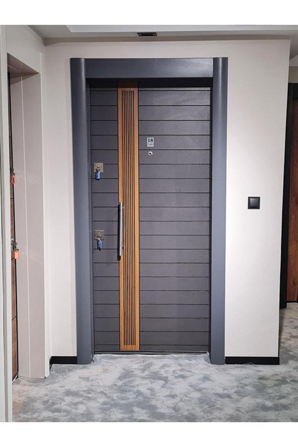 Tezdoor Çelik Kapı, Tırnaklı Daire Kapıları Çelik Kapı Modelleri Sağ Açılım - Image 1