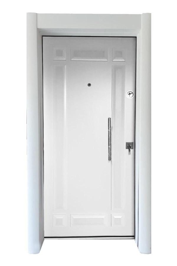 Tezdoor Sac Kasa, Tırnaklı Çelik Kapı, Daire Kapısı, Çelik Kapı, Ahşap Desenli Çelik Kapı Sağ Açılım - Image 1