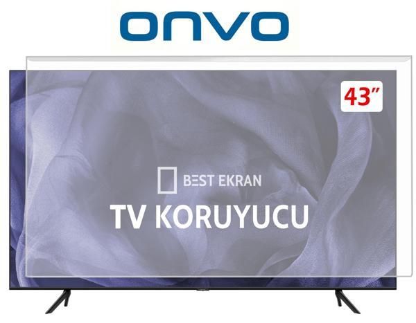 Onvo 43VQ80F2FA Tv Ekran Koruyucu - Onvo 43" inç 109cm Qled Televizyon Ekran Koruyucu - Image 1