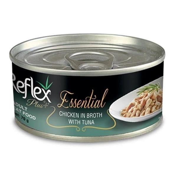 Reflex Plus Ton Balık ve Tavuklu Yetişkin Konserve Kedi Maması 70 Gr - Image 1