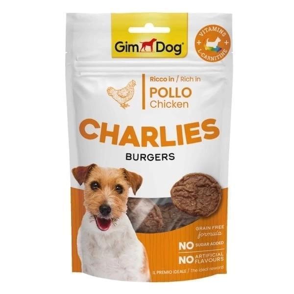 Gimdog Charlies Burger Tavuklu Tahılsız ve Şekersiz Köpek Ödül Maması 70 Gr - Image 1